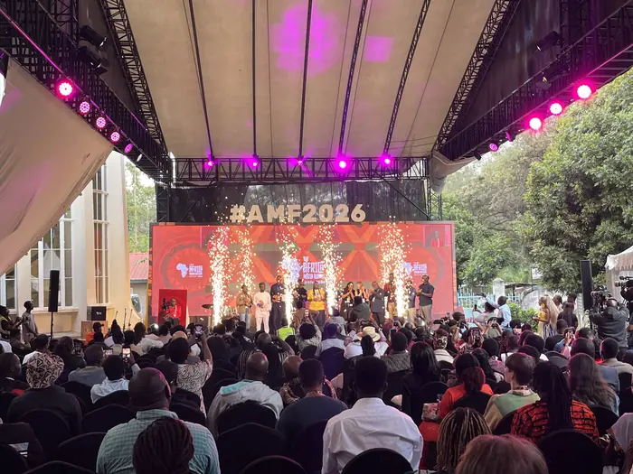 Main stage and audience at Africa Media Festival 2026